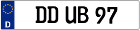 Truck License Plate
